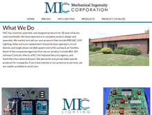 Tablet Screenshot of mechanicalingenuity.com